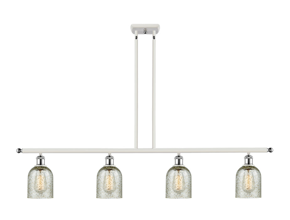 Innovations 516-4I-WPC-G259 Four Light Island Pendant, White Polished Chrome