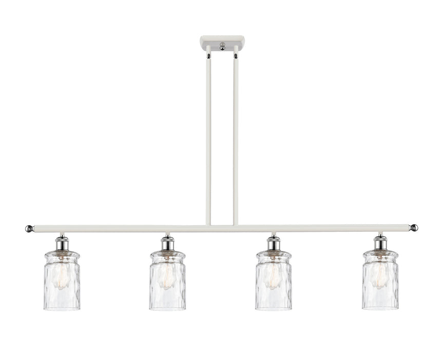 Innovations 516-4I-WPC-G352 Four Light Island Pendant, White Polished Chrome