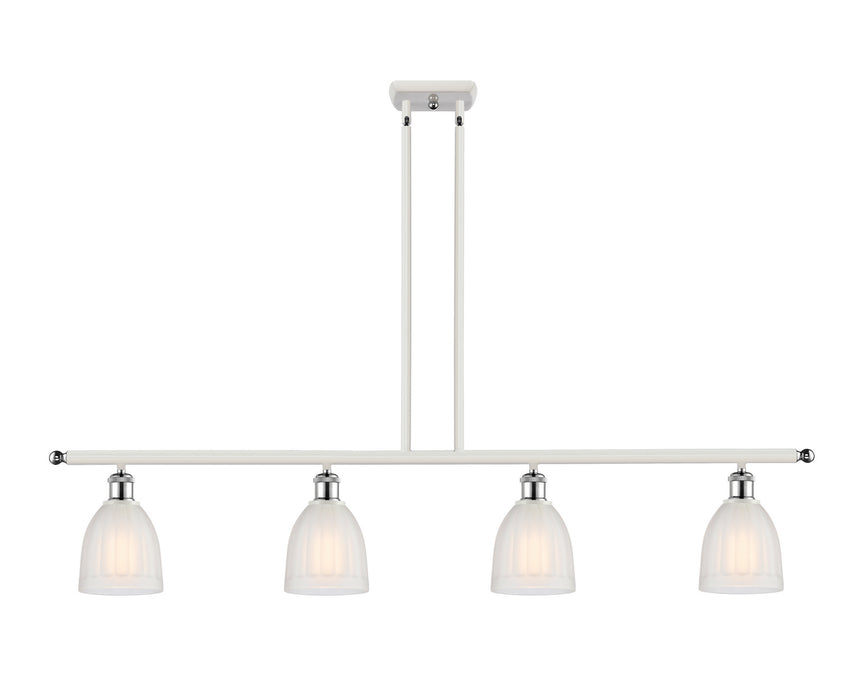 Innovations 516-4I-WPC-G441-LED LED Island Pendant, White Polished Chrome