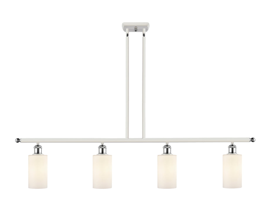 Innovations 516-4I-WPC-G801-LED LED Island Pendant, White Polished Chrome