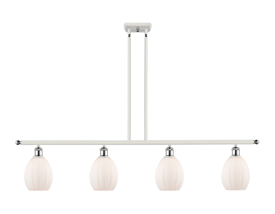 Innovations 516-4I-WPC-G81 Four Light Island Pendant, White Polished Chrome