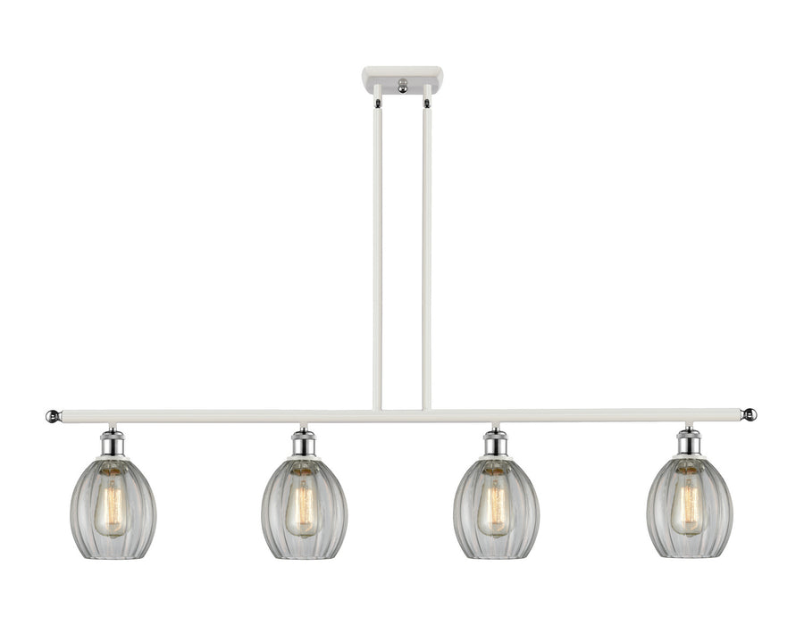 Innovations 516-4I-WPC-G82 Four Light Island Pendant, White Polished Chrome