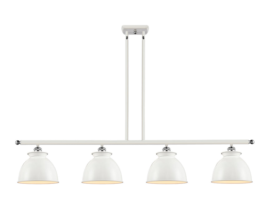 Innovations 516-4I-WPC-M14-W Four Light Island Pendant, White Polished Chrome
