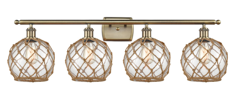 Innovations 516-4W-AB-G122-8RB-LED LED Bath Vanity, Antique Brass