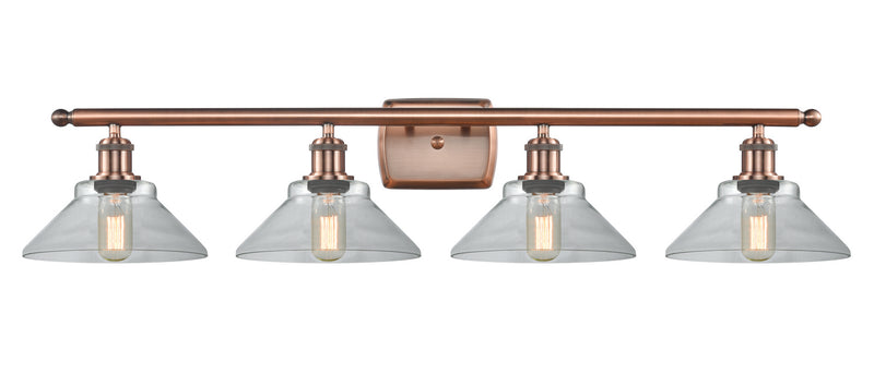 Innovations 516-4W-AC-G132-LED LED Bath Vanity, Antique Copper