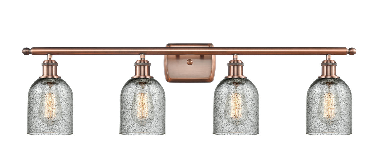 Innovations 516-4W-AC-G257-LED LED Bath Vanity, Antique Copper