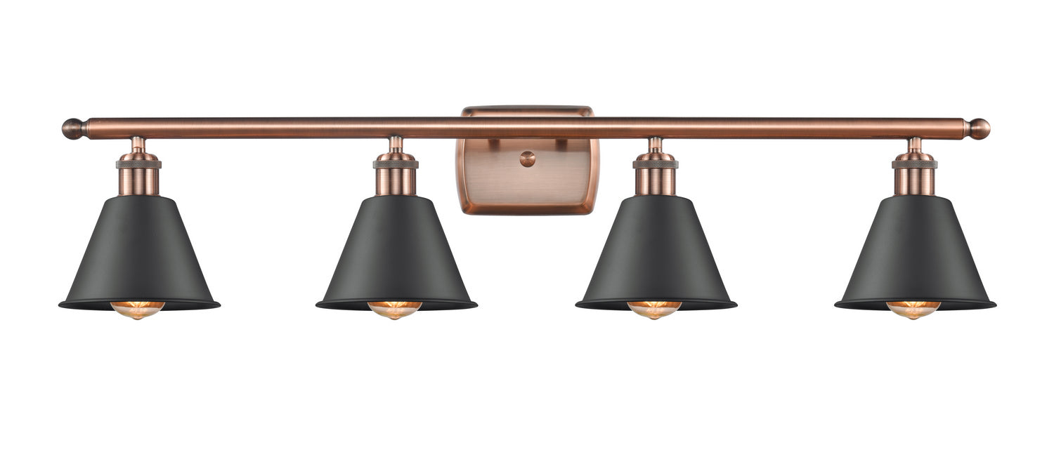 Innovations 516-4W-AC-M8-LED LED Bath Vanity, Antique Copper