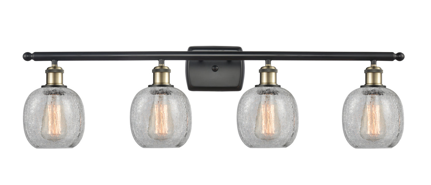 Innovations 516-4W-BAB-G105 Four Light Bath Vanity, Black Antique Brass