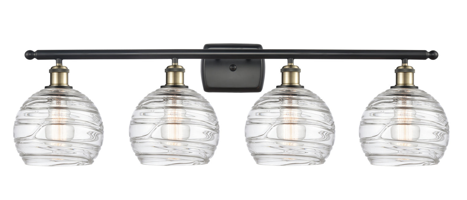 Innovations 516-4W-BAB-G1213-8-LED LED Bath Vanity, Black Antique Brass