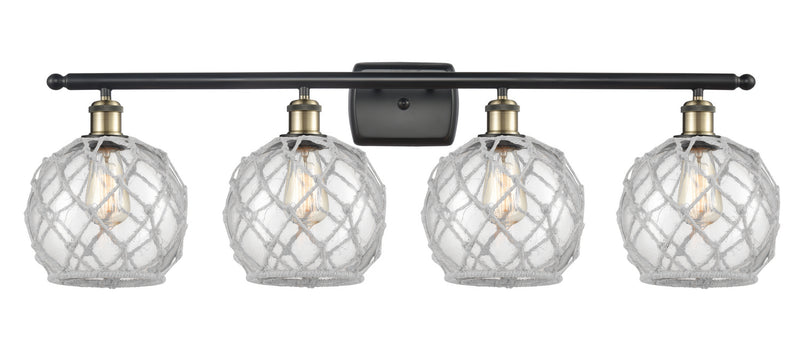 Innovations 516-4W-BAB-G122-8RW-LED LED Bath Vanity, Black Antique Brass