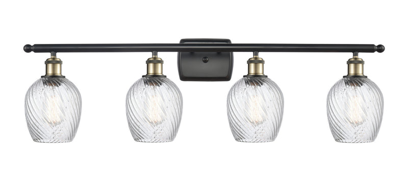 Innovations 516-4W-BAB-G292 Four Light Bath Vanity, Black Antique Brass