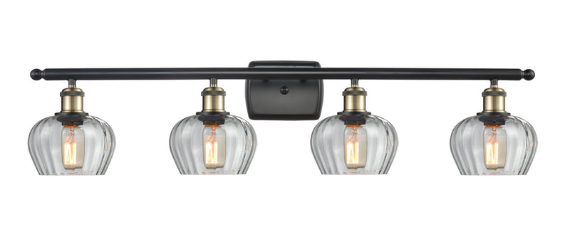 Innovations 516-4W-BAB-G92 Four Light Bath Vanity, Black Antique Brass
