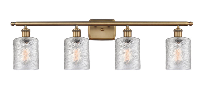 Innovations 516-4W-BB-G112 Four Light Bath Vanity, Brushed Brass
