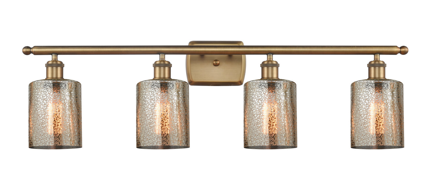 Innovations 516-4W-BB-G116 Four Light Bath Vanity, Brushed Brass