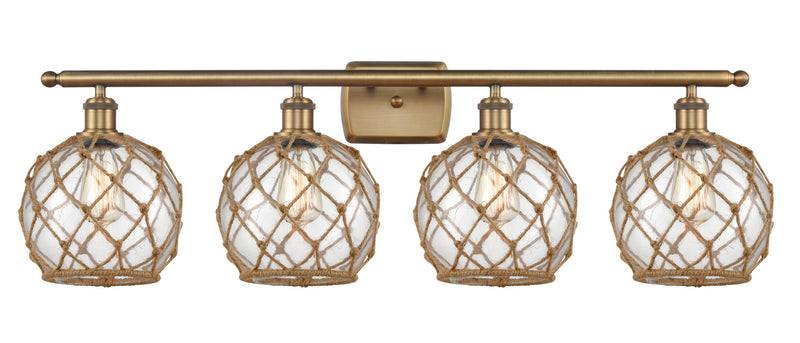 Innovations 516-4W-BB-G122-8RB-LED LED Bath Vanity, Brushed Brass