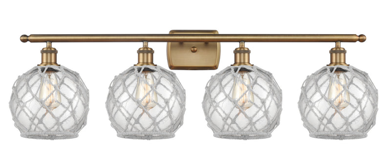 Innovations 516-4W-BB-G122-8RW-LED LED Bath Vanity, Brushed Brass