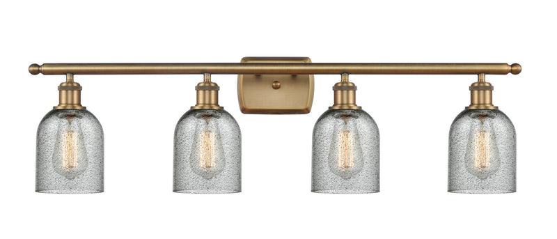 Innovations 516-4W-BB-G257 Four Light Bath Vanity, Brushed Brass
