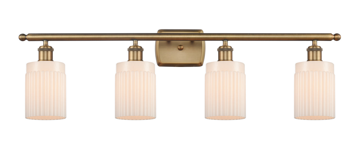 Innovations 516-4W-BB-G341 Four Light Bath Vanity, Brushed Brass
