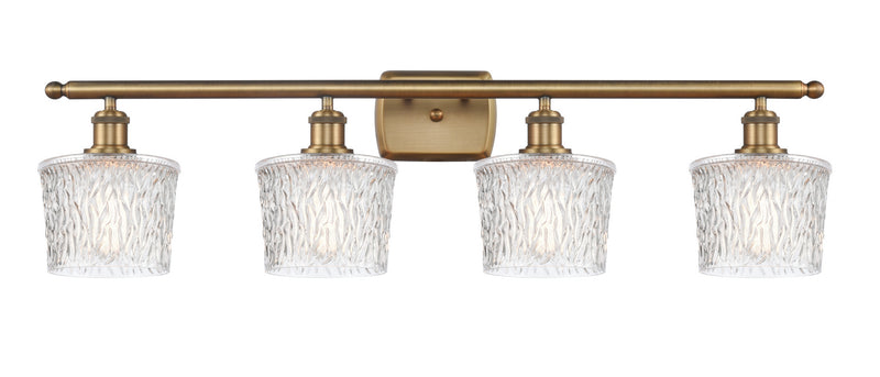Innovations 516-4W-BB-G402 Four Light Bath Vanity, Brushed Brass