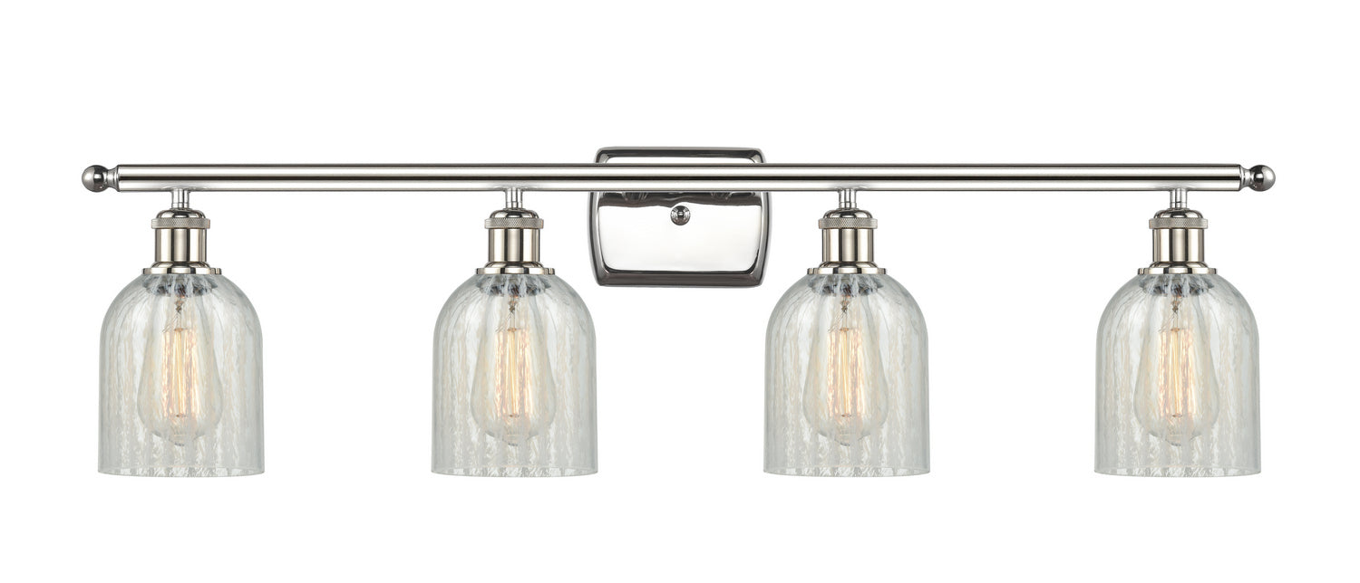 Innovations 516-4W-PN-G2511 Four Light Bath Vanity, Polished Nickel