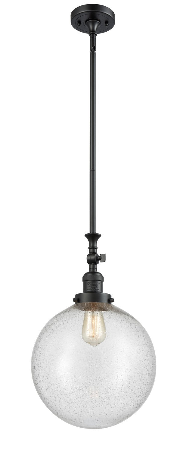 Innovations 206-BK-G204-12-LED LED Mini Pendant, Matte Black