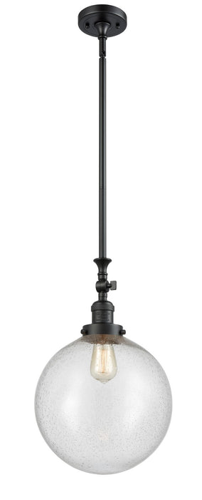 Innovations 206-BK-G204-12-LED LED Mini Pendant, Matte Black