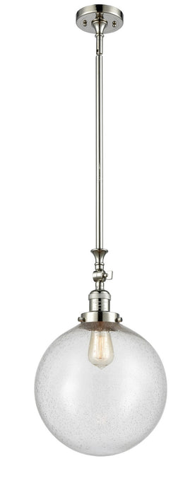 Innovations 206-PN-G204-12-LED LED Mini Pendant, Polished Nickel