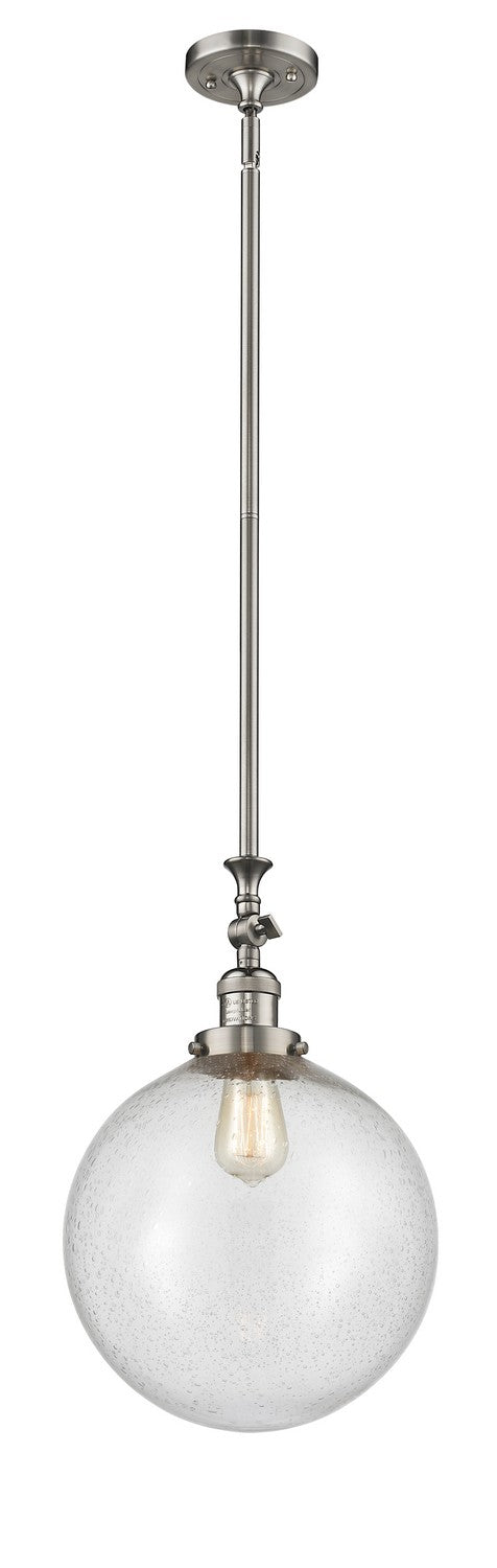 Innovations 206-SN-G204-12-LED LED Mini Pendant, Brushed Satin Nickel