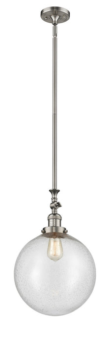Innovations 206-SN-G204-12-LED LED Mini Pendant, Brushed Satin Nickel