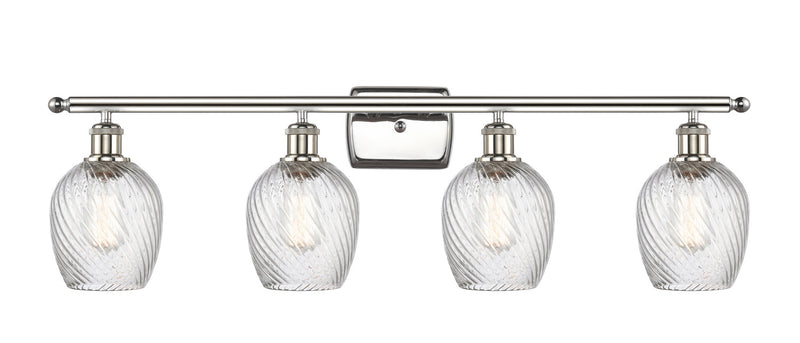 Innovations 516-4W-PN-G292 Four Light Bath Vanity, Polished Nickel