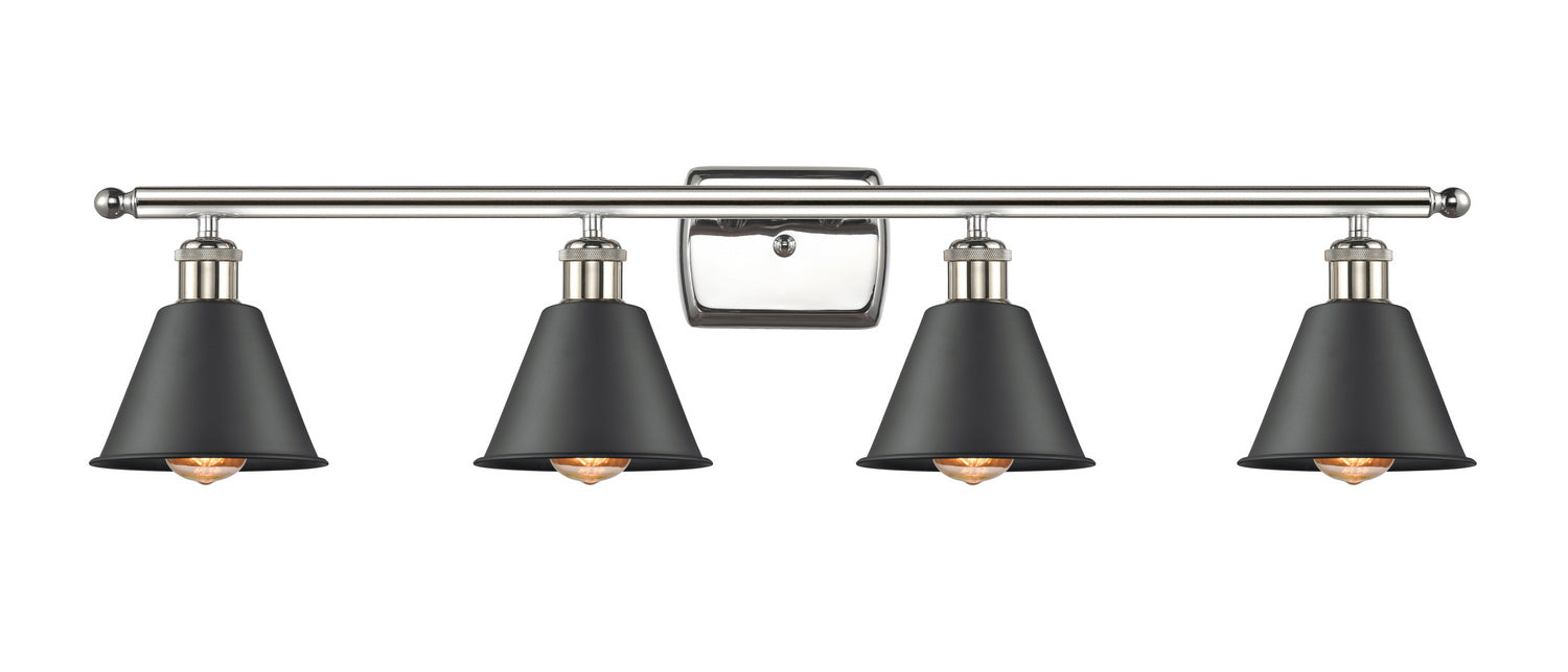 Innovations 516-4W-PN-M8-LED LED Bath Vanity, Polished Nickel