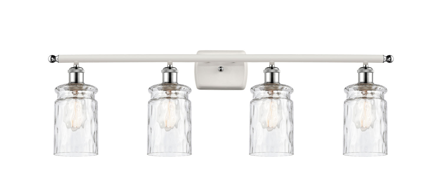 Innovations 516-4W-WPC-G352-LED LED Bath Vanity, White Polished Chrome