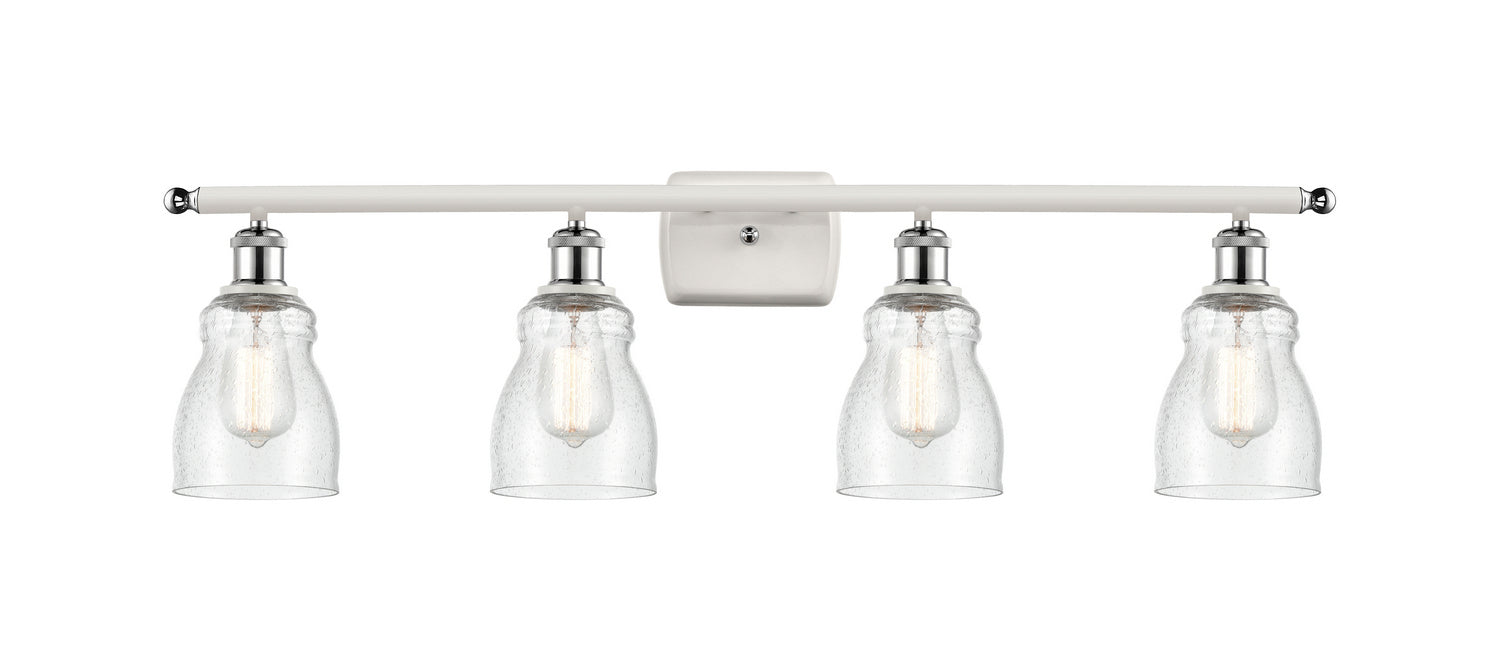 Innovations 516-4W-WPC-G394-LED LED Bath Vanity, White Polished Chrome