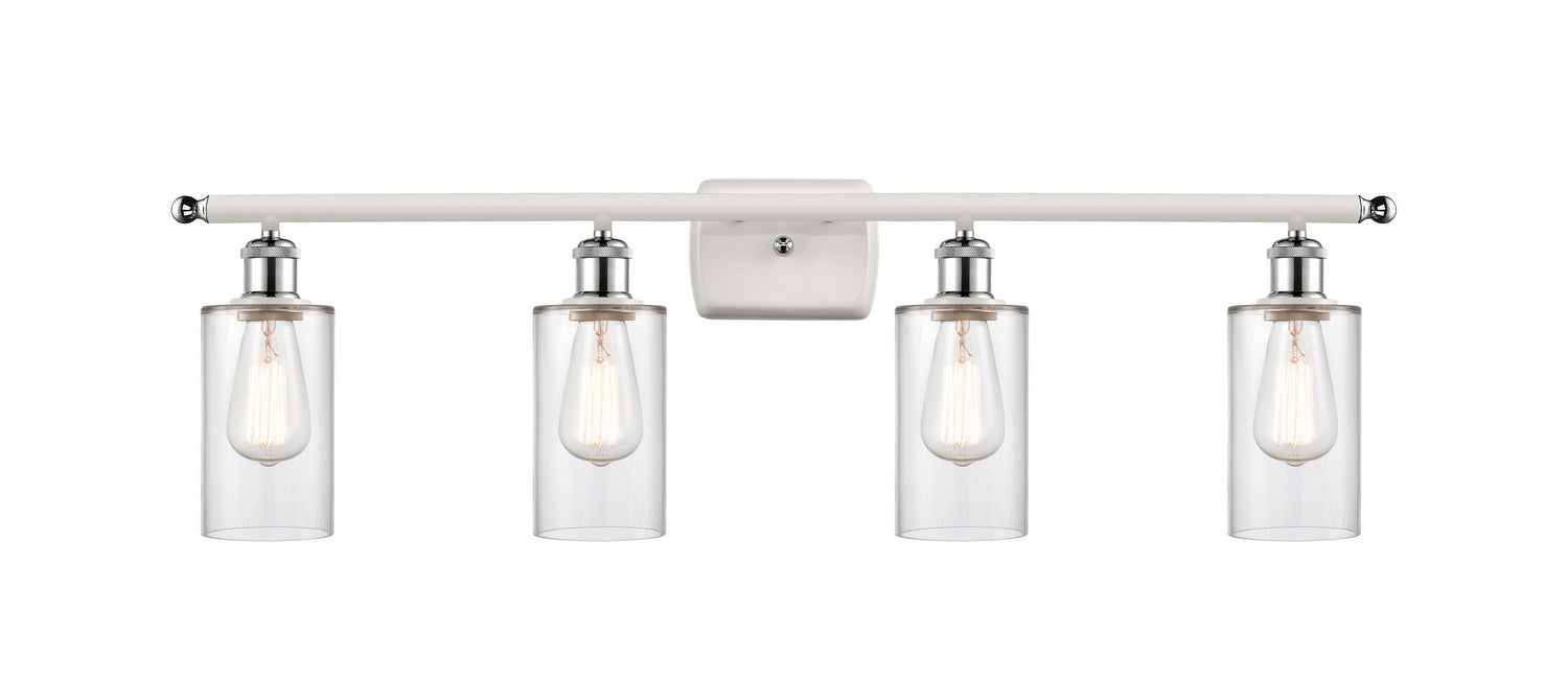 Innovations 516-4W-WPC-G802-LED LED Bath Vanity, White Polished Chrome