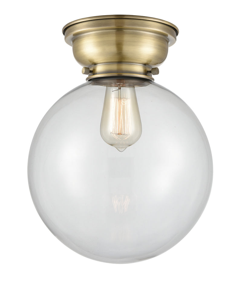 Innovations 623-1F-AB-G202-10-LED LED Flush Mount, Antique Brass