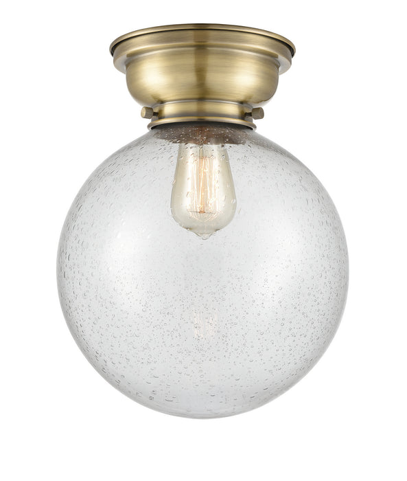 Innovations 623-1F-AB-G204-10-LED LED Flush Mount, Antique Brass