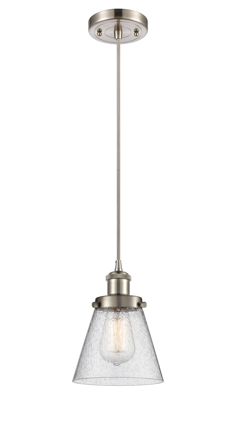 Innovations 916-1P-SN-G64 One Light Mini Pendant, Brushed Satin Nickel