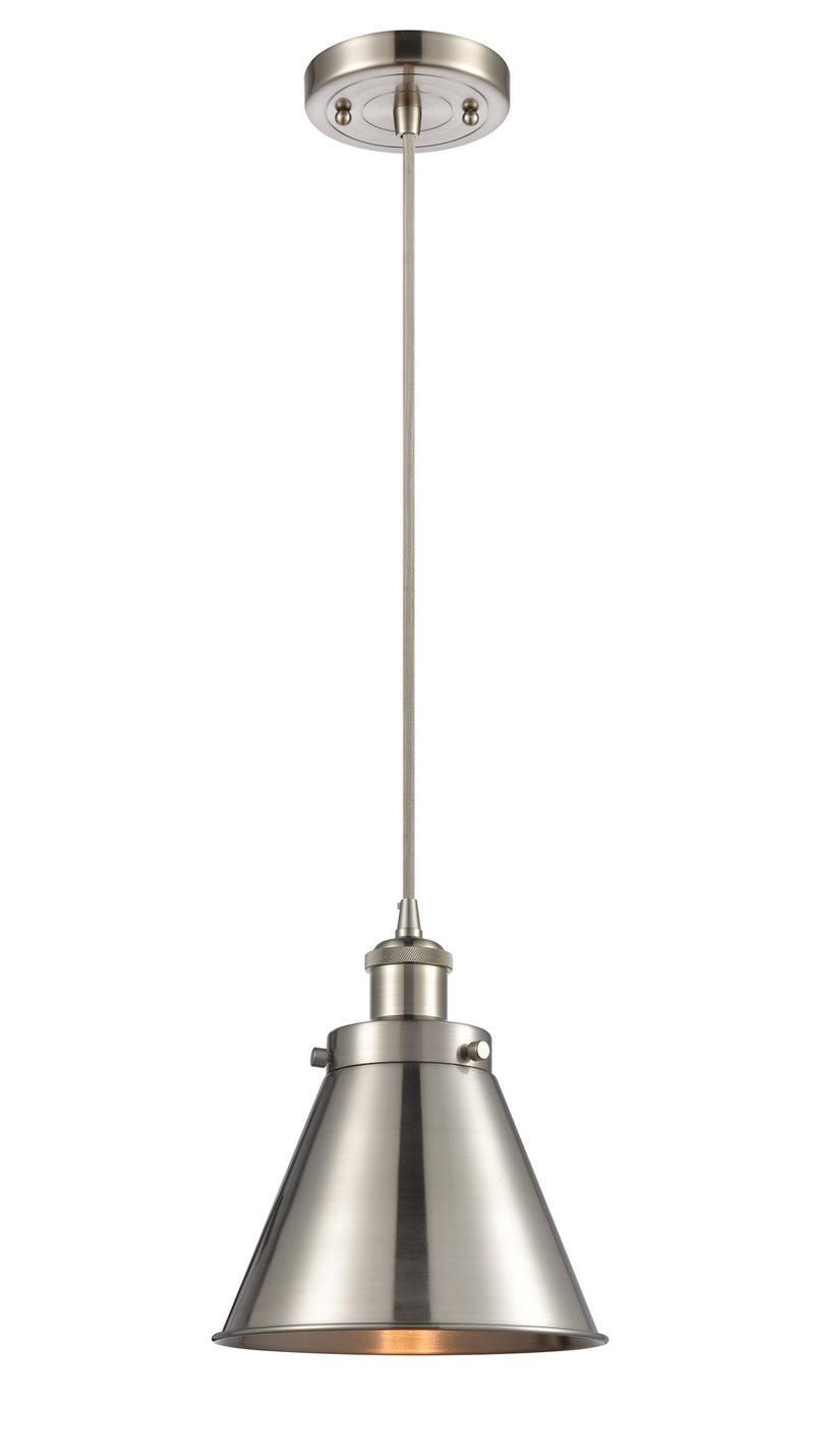 Innovations 916-1P-SN-M13-SN-LED LED Mini Pendant, Brushed Satin Nickel