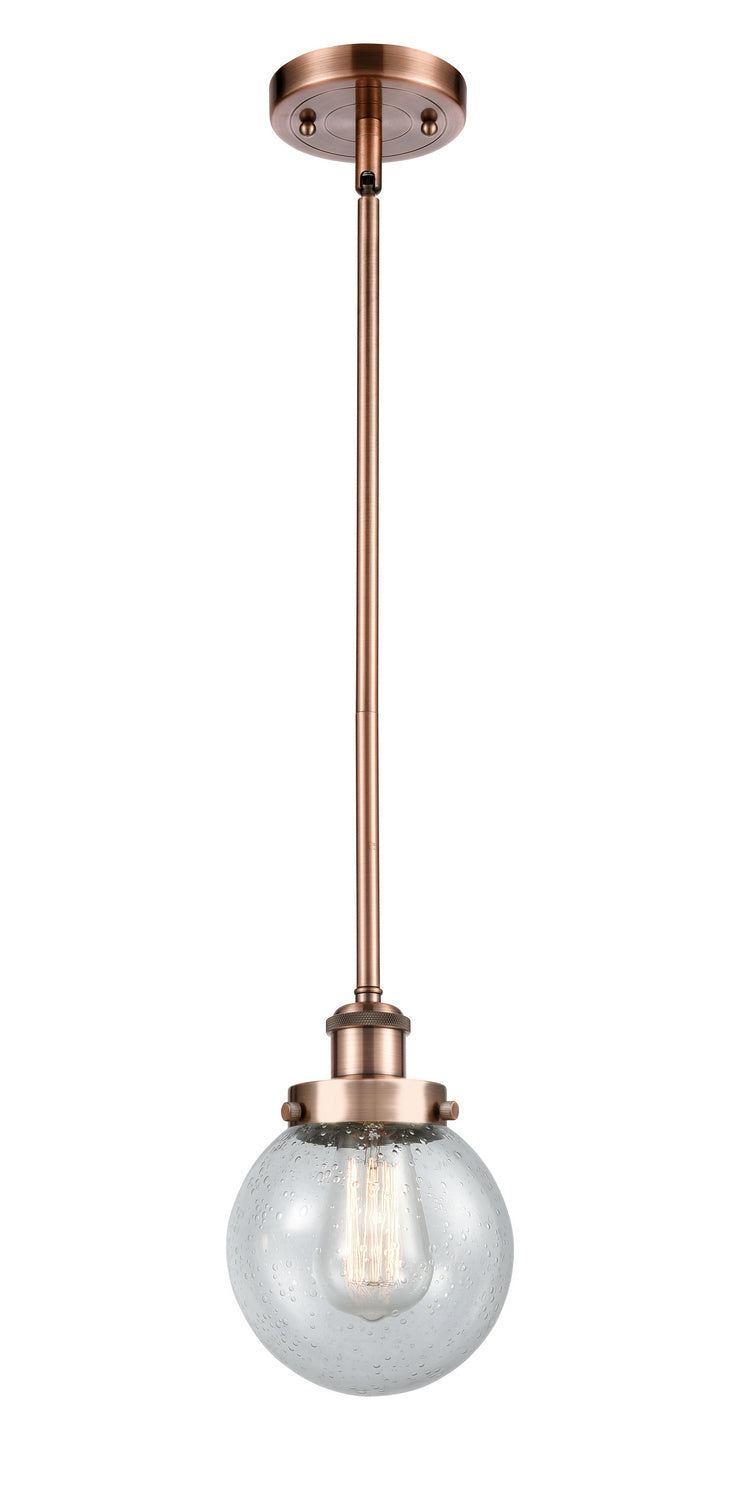 Innovations 916-1S-AC-G204-6-LED LED Mini Pendant, Antique Copper