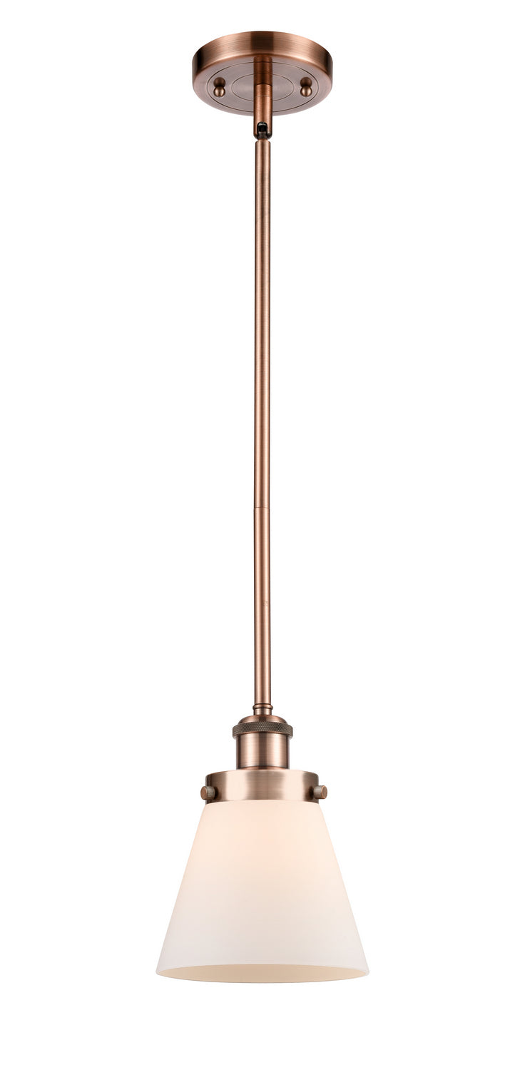 Innovations 916-1S-AC-G61 One Light Mini Pendant, Antique Copper