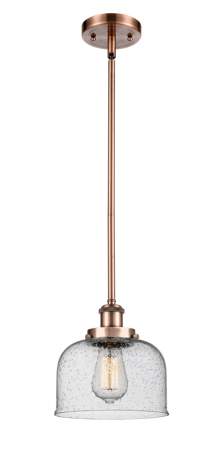 Innovations 916-1S-AC-G74 One Light Mini Pendant, Antique Copper