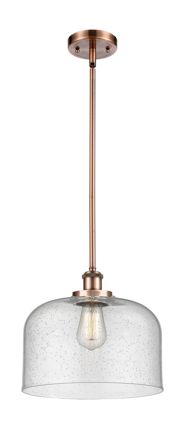 Innovations 916-1S-AC-G74-L One Light Mini Pendant, Antique Copper