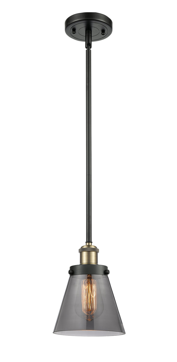 Innovations 916-1S-BAB-G63 One Light Mini Pendant, Black Antique Brass