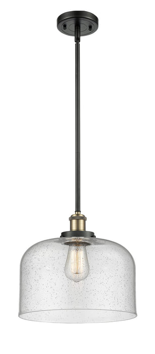 Innovations 916-1S-BAB-G74-L One Light Mini Pendant, Black Antique Brass