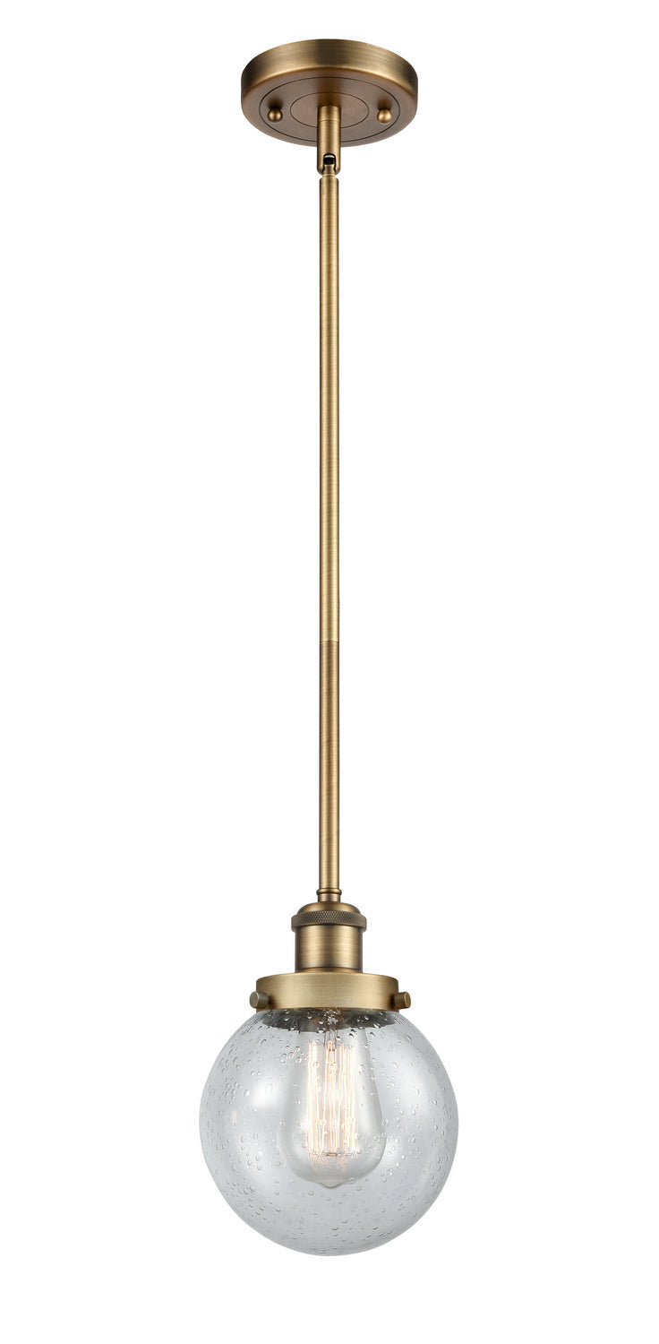 Innovations 916-1S-BB-G204-6-LED LED Mini Pendant, Brushed Brass