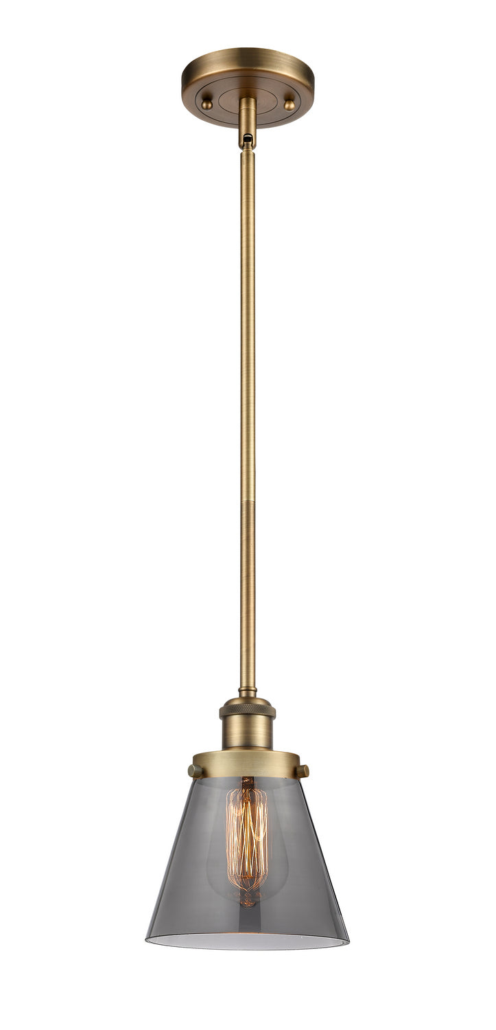 Innovations 916-1S-BB-G63 One Light Mini Pendant, Brushed Brass