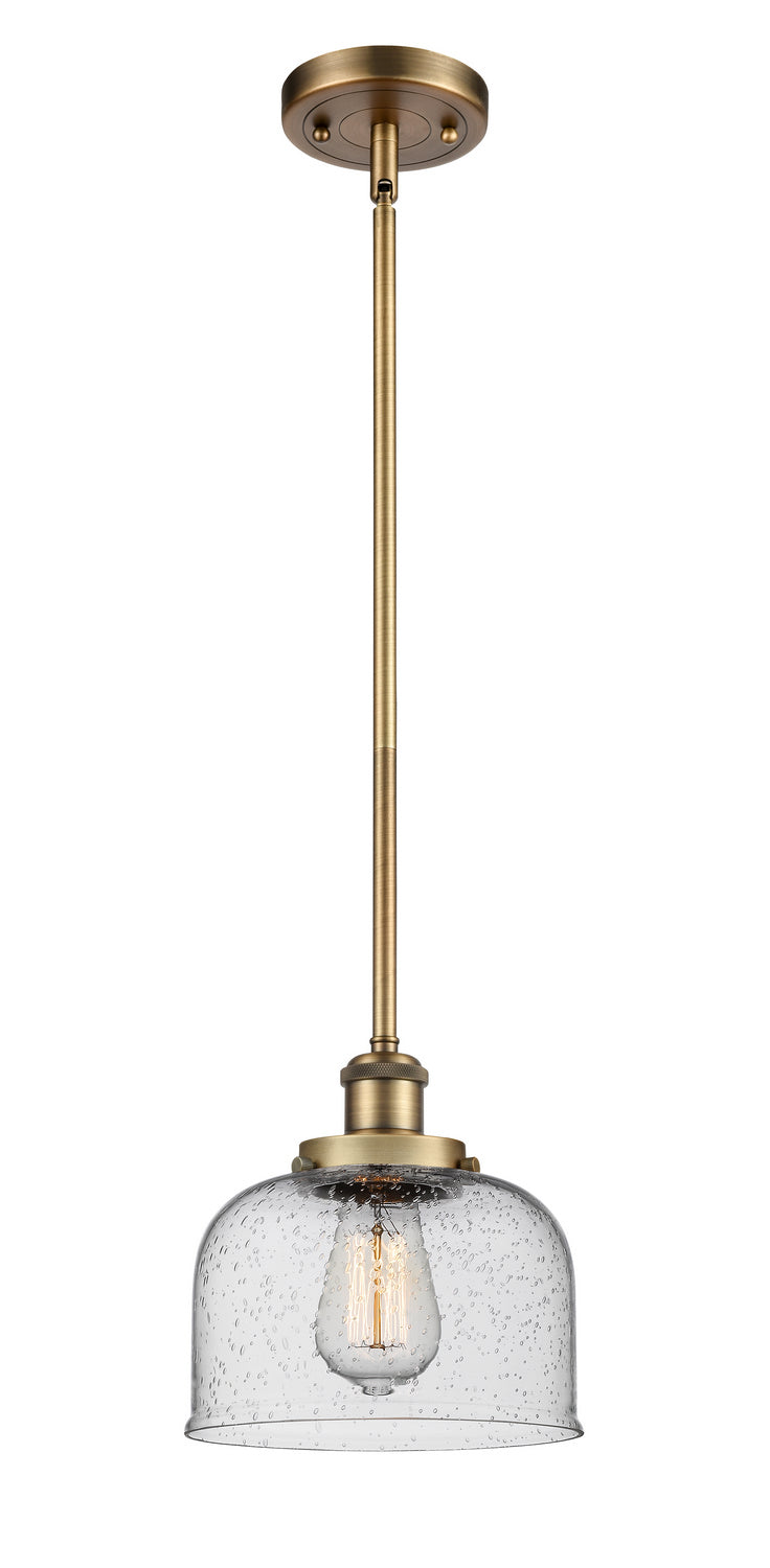 Innovations 916-1S-BB-G74 One Light Mini Pendant, Brushed Brass