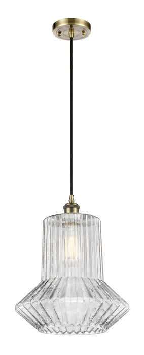 Innovations 516-1P-AB-G212 One Light Mini Pendant, Antique Brass
