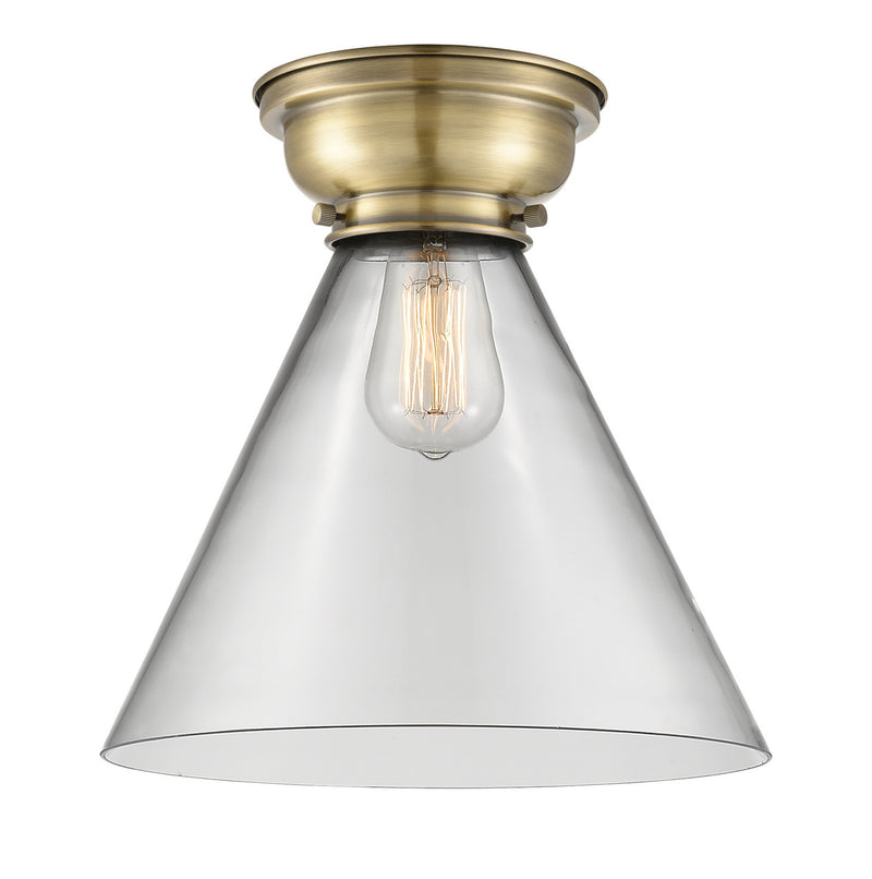 Innovations 623-1F-AB-G42-L-LED LED Flush Mount, Antique Brass
