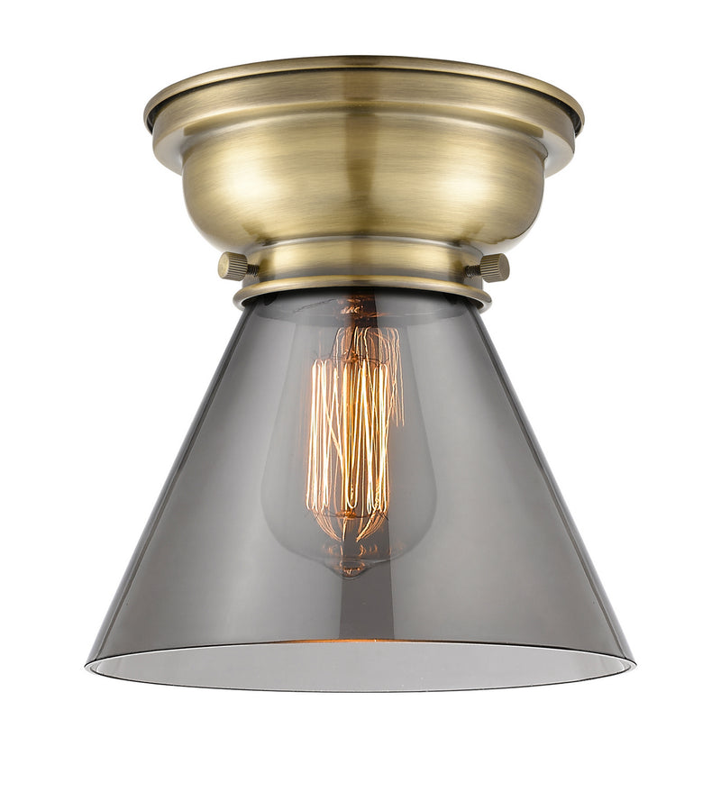 Innovations 623-1F-AB-G43-LED LED Flush Mount, Antique Brass
